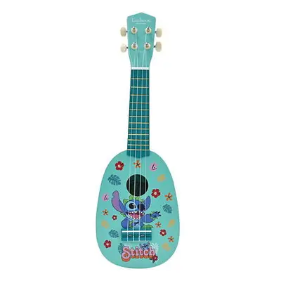 Dřevěné ukulele s nylonovými strunami 53 cm Disney Stitch