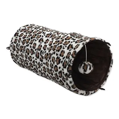 Tunel MAGIC CAT plyšový šustící leopard 50 cm