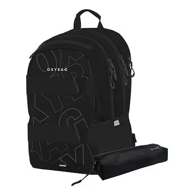 Oxybag Studentský batoh + etue OXY Sport Font White