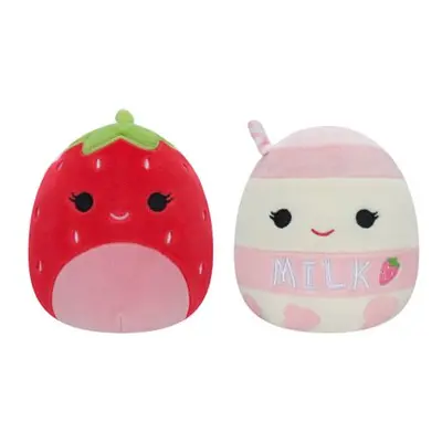 SQUISHMALLOWS 2v1 jahoda Scarlet a jahodové mléko Amelie