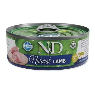 KONZERVA N&D CAT NATURAL LAMB 70 GR