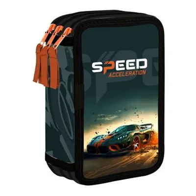 Oxybag Penál 3 patrový prázdný auto