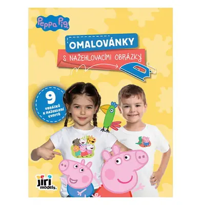 Jiri Models Omalovánky s nažehlovacími obrázky Prasátko Peppa