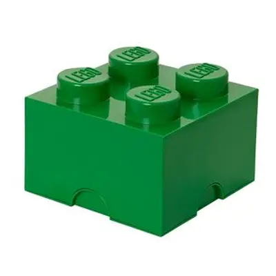 LEGO úložný box 4 - tmavě zelená