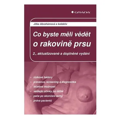 Co byste měli vědět o rakovině prsu