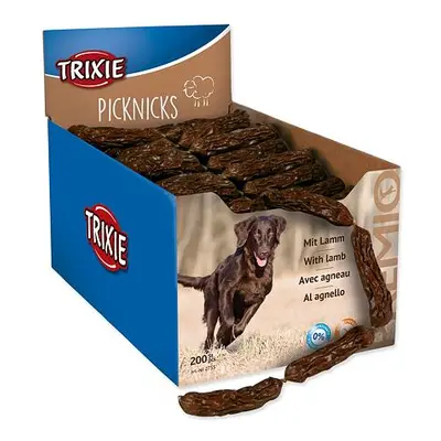 Pamlsek TRIXIE Dog Premio Picknicks klobása jehněčí 8 cm / 8 g 200 ks