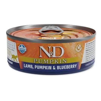 KONZERVA N&D CAT LAMB, PUMPKIN & BLUEBERRY 70 GR