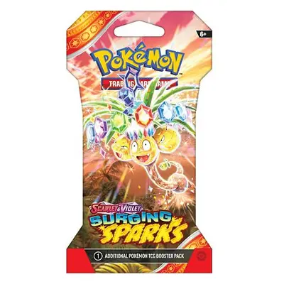 Pokémon TCG: SV08 Surging Sparks - 1 Blister Booster