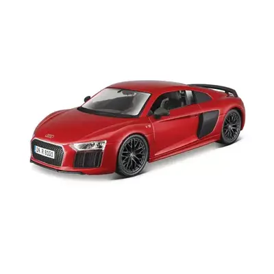 Maisto - Audi R8 V10 Plus, metal červená, assembly line, 1:24