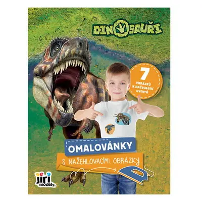 Jiri Models Omalovánky s nažehlovacími obrázky Dinosauři