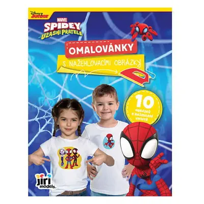 Jiri Models Omalovánky s nažehlovacími obrázky Spidey