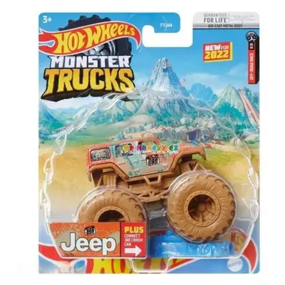 25FYJ44 Hot Wheels Monster Trucks Kaskaderské kousky, více druhů - poškozený obal