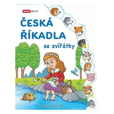 Česká říkadla se zvířátky - Modrá kniha