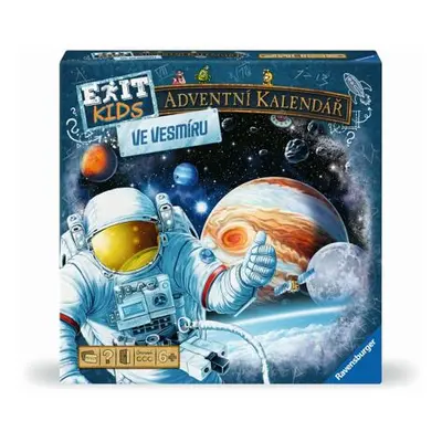 Ravensburger EXIT Kids Adventní kalendář: Ve vesmíru