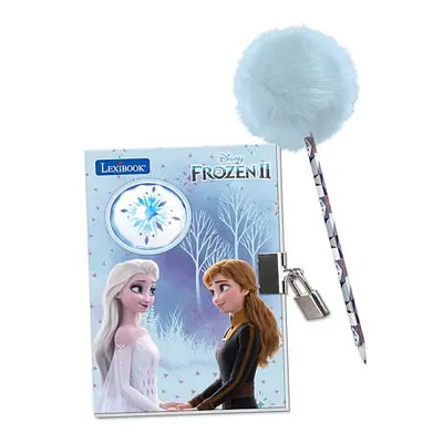 Lexibook Elektronický svítící tajný deník Disney Frozen II s příslušenstvím