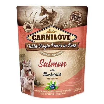 Kapsička CARNILOVE Puppy Paté Salmon with Blueberries 300 g