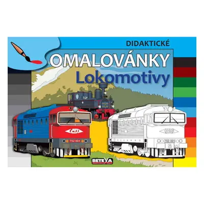 Betexa Lokomotivy - omalovánka