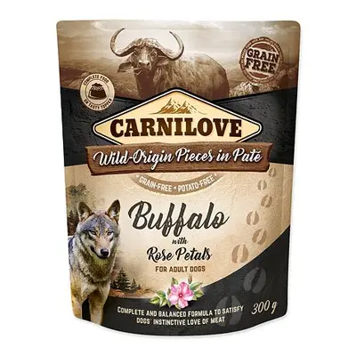 Kapsička CARNILOVE Dog Paté Buffalo with Rose Petals 300 g