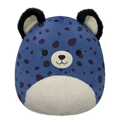 SQUISHMALLOWS Modrý gepard s chlupatým bříškem - Spotts, 30 cm