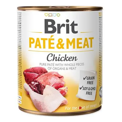 Konzerva BRIT Paté & Meat Chicken 800 g