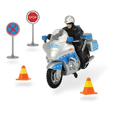 D 3342001 Policejní motocykl 10 cm s přísl. - poškozený obal