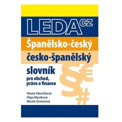 Španělsko-český, česko-španělský slovník pro obchod, právo a finance