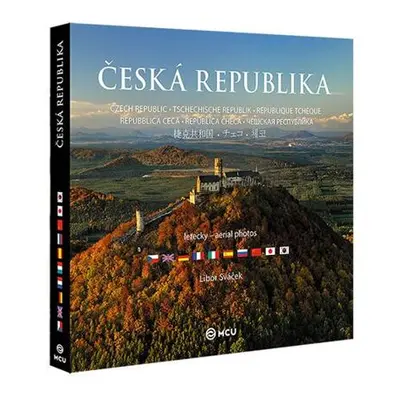 Česká republika letecky - velká / vícejazyčná