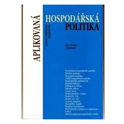 Aplikovaná hospodářská politika