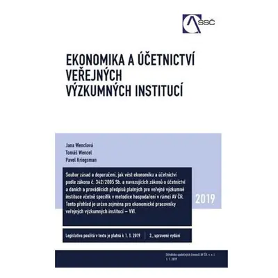 Ekonomika a účetnictví veřejných výzkumných institucí