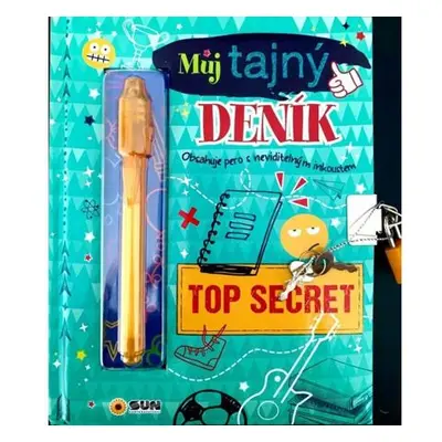 Můj tajný deník na klíček Top secret (zelený)