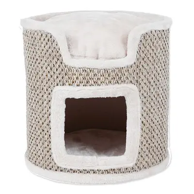 Odpočívadlo TRIXIE Ria Cat Tower světle šedé-přírodní 37 cm 1 ks