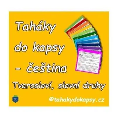 Taháky do kapsy - Ćeština: Tvarosloví, slovní druhy (kartičky v krabičce)