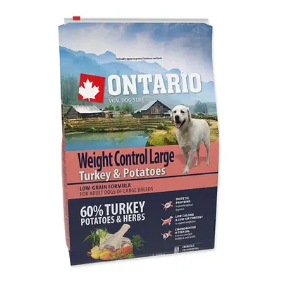 ONTARIO Dog Large Weight Control Turkey & Potatoes & Herbs 2.25 kg