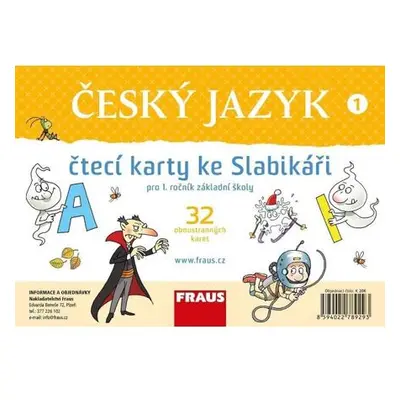 Český jazyk 1 pro ZŠ - Čtecí karty ke Slabikáři / nová generace