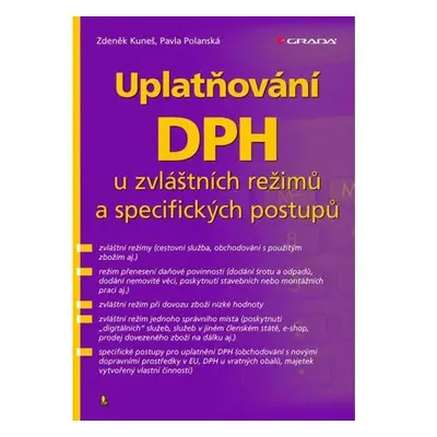 Uplatňování DPH u zvláštních režimů a specifických postupů