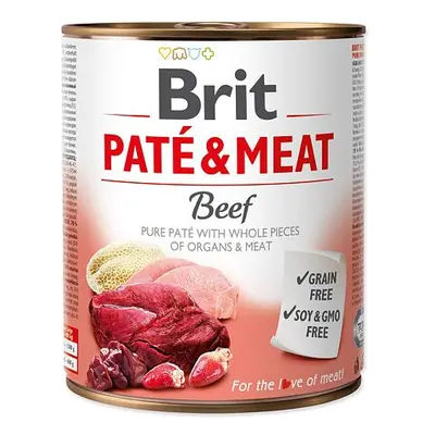 Konzerva BRIT Paté & Meat Beef 800 g