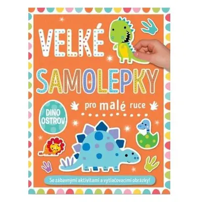 Velké samolepky pro malé ruce Dino ostrov