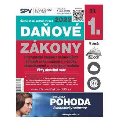 Daňové zákony 2022 (Díl 1.)