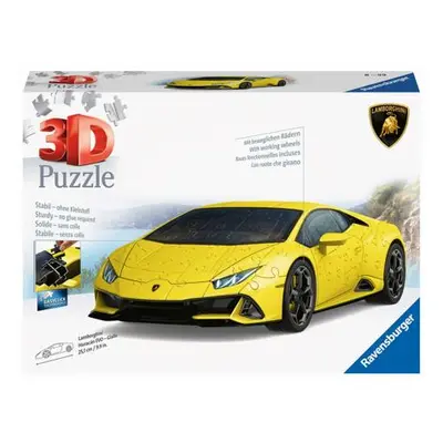 Ravensburger Lamborghini Huracán Evo žluté 3D Puzzle 108 dílků