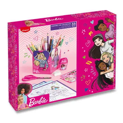 Maped Multiproduktová sada Barbie, 35 ks