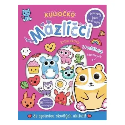 Kuliočko Mazlíčci 20 reliéfních samolepek