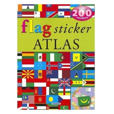 Flag sticker atlas -over 200 stickers AJ