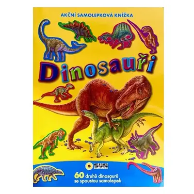 Akční samolepková knížka Dinosauři