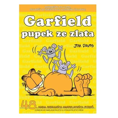 Garfield pupek ze zlata (č. 48)