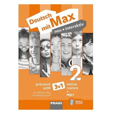 Deutsch mit Max neu + interaktiv 2/A1 - Pracovní sešit 3 v 1 + mp3