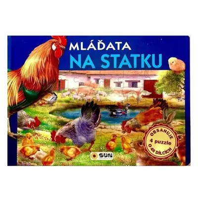 Mláďata na statku - Slož si knížku (4 puzzle o 48 dílcích)