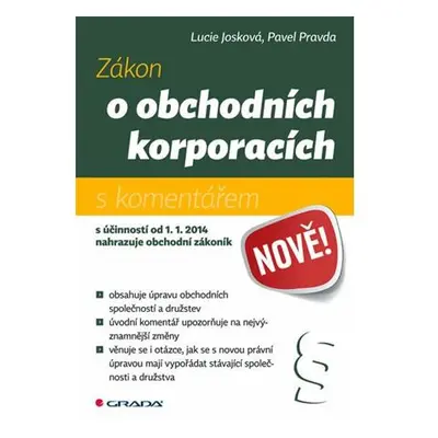 Zákon o obchodních korporacích s komentářem