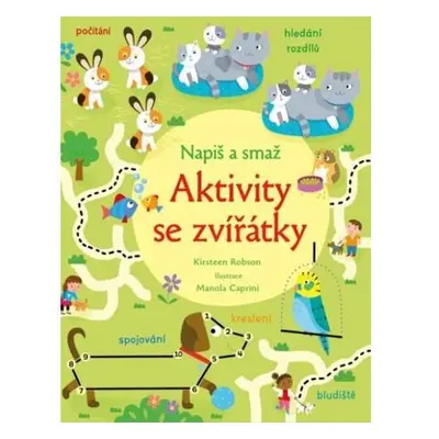 Napiš a smaž Aktivity se zvířátky