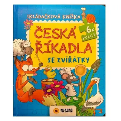 Česká říkadla se Zvířátky - Skládačková knížka