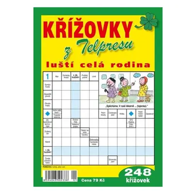 Křížovky z Telpresu luští celá rodina - 248 křížovek 2/2024